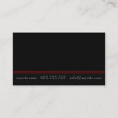 Snel reparatiecentrum voor mechanische auto's visitekaartje (Achterkant)