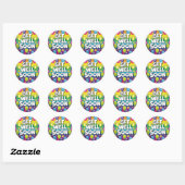 snel ronde sticker (Vel)