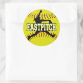 Snel Ronde Sticker (Tas)