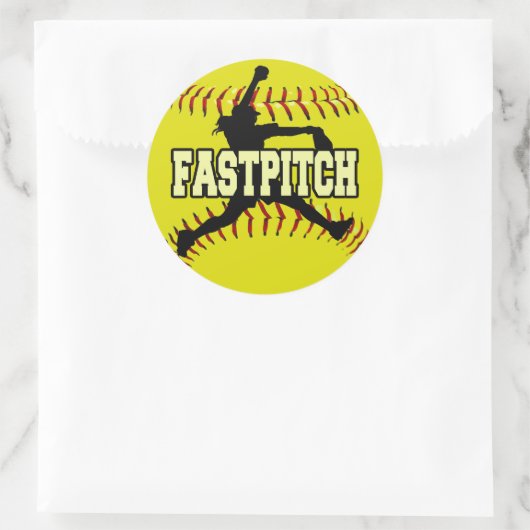 Snel Ronde Sticker (Tas)