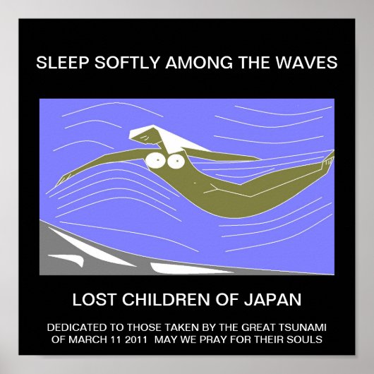 SNEL SLAPEN OVER DE WAVES... POSTER (Voorkant)