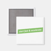 Snel starten en versnellen magneet (Voorkant / Achterkant)