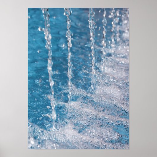 Snel stromend water poster (Voorkant)