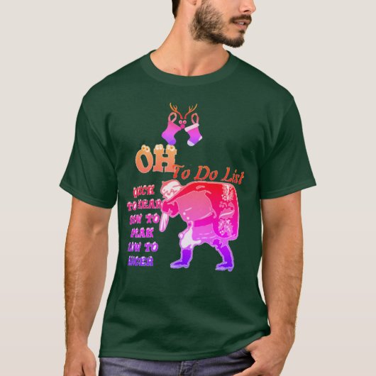 Snel te horen Slow to Anger Kerst T-shirt (Voorkant)