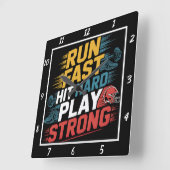 Snel uitvoeren Hit Hard Play Vierkante Klok (Hoek)