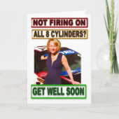 Snel, V8-autothema Kaart (Voorkant)