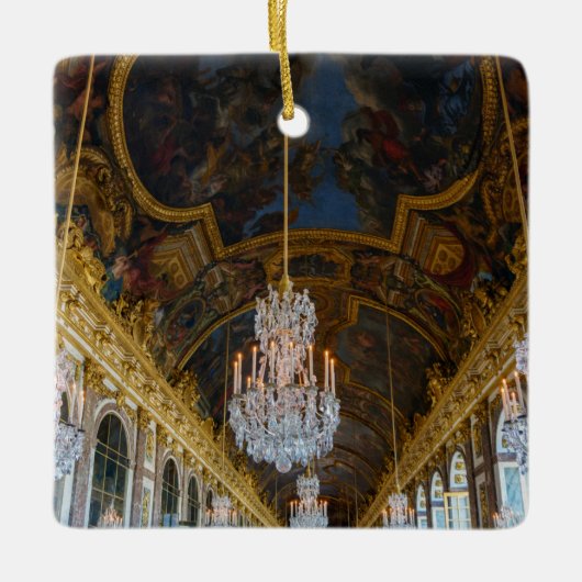 Snel van het Chateau de Versailles Keramisch Ornament (Voorkant)