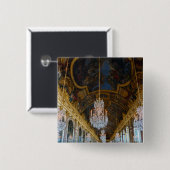 Snel van het Chateau de Versailles Vierkante Button 5,1 Cm (Voorkant /achterkant)