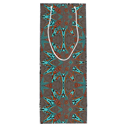 Snel van toekomstige complexiteit wijn cadeautas (Achterkant)