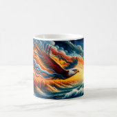 Snel verder dan de Eagle Fantasy Art limieten Koffiemok (Center)