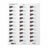 Snel verplaatsen etiket (Full Sheet)