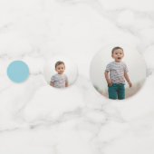 Snel & Vijf Blauwe Race Auto 5e Verjaardagsfeestje Confetti (Achterkanten)