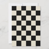 Snel & Vijf Race Auto Jongen 5e Verjaardagsfeestje Kaart (Achterkant)