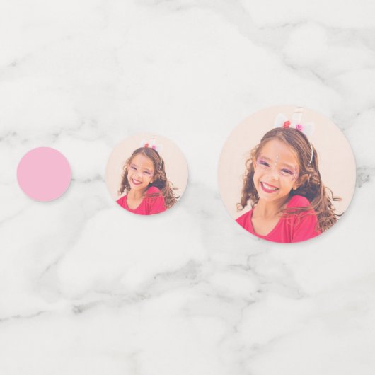 Snel & Vijf Roze Race Auto 5e Verjaardagsfeestje Confetti (Achterkanten)