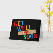 Snel vlot spelen en hart kaart (Gele Bloem)