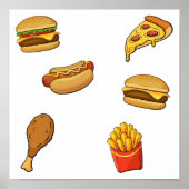 Snel voedsel collectie poster (Voorkant)