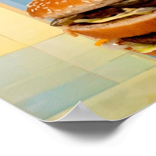 Snel voedsel poster (Hoek)