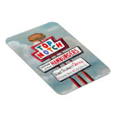 Snel voedsel tekenen magneet (Rechterzijde)