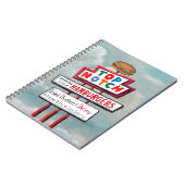 Snel voedsel tekenen notitieboek (Linkerzijde)