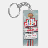 Snel voedsel tekenen sleutelhanger (Voorkant Links)