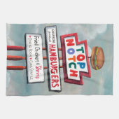 Snel voedsel tekenen theedoek (Horizontaal)