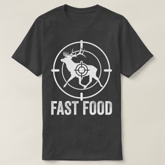 Snel voedsel voor de honger van de honger t-shirt (Design voorkant)