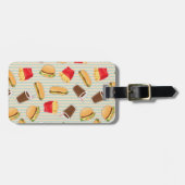 Snel voedselpatroon 2 bagagelabel (Voorkant horizontaal)