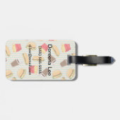 Snel voedselpatroon 2 bagagelabel (Achterkant horizontaal)