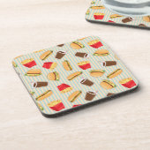 Snel voedselpatroon 2 bier onderzetter (Linkerzijde)