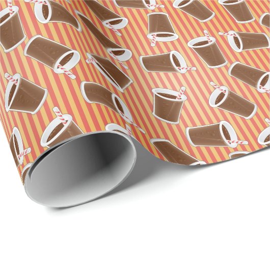 Snel voedselpatroon 2 cadeaupapier (Rol Hoek)