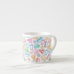 Snel voedselpatroon 2 espresso kop