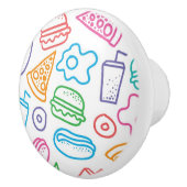 Snel voedselpatroon 2 keramische knop (Rechts)