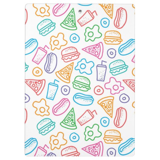 Snel voedselpatroon 2 klembord (Achterkant)