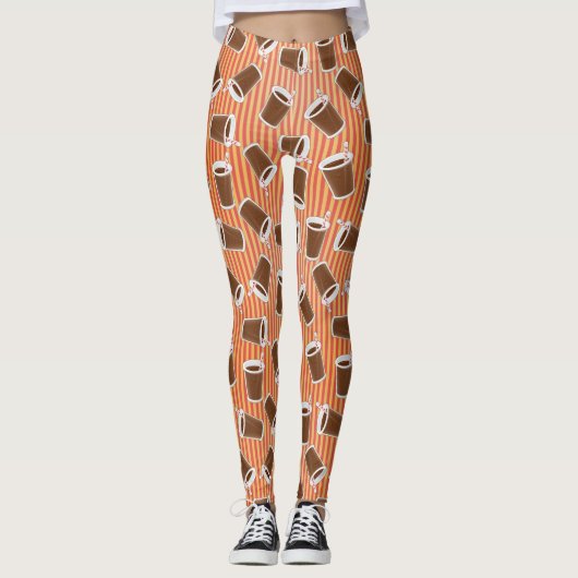 Snel voedselpatroon 2 leggings (Voorkant)