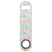 Snel voedselpatroon 2 speed flessenopener (Voorkant)