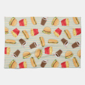 Snel voedselpatroon 2 theedoek (Horizontaal)