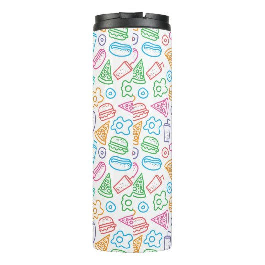 Snel voedselpatroon 2 thermosbeker (Achterkant)