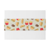 Snel voedselpatroon 2 uitnodigingen wikkel (Achterkant Voorbeeld)