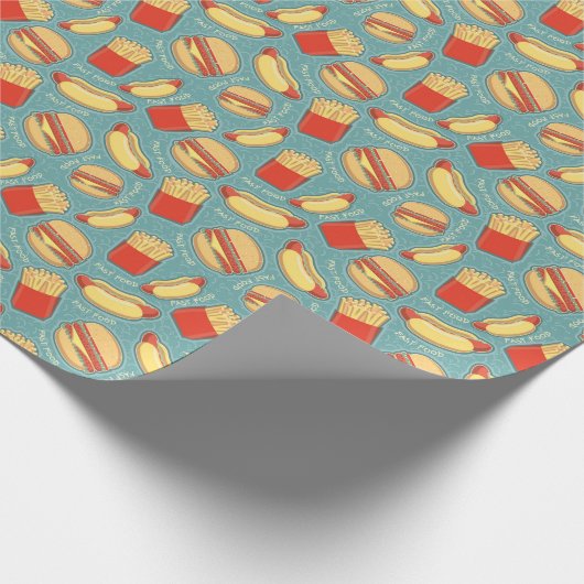 Snel voedselpatroon 3 cadeaupapier (Hoek)