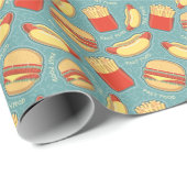 Snel voedselpatroon 3 cadeaupapier (Rol Hoek)