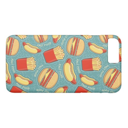 Snel voedselpatroon 3 Case-Mate iPhone case (Achterkant (Horizontaal))