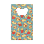 Snel voedselpatroon 3 creditkaart flessenopener (Achterkant)