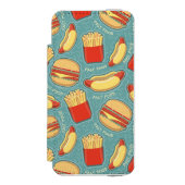 Snel voedselpatroon 3 incipio iPhone portemonnee hoesje (Voorkant Agenda)