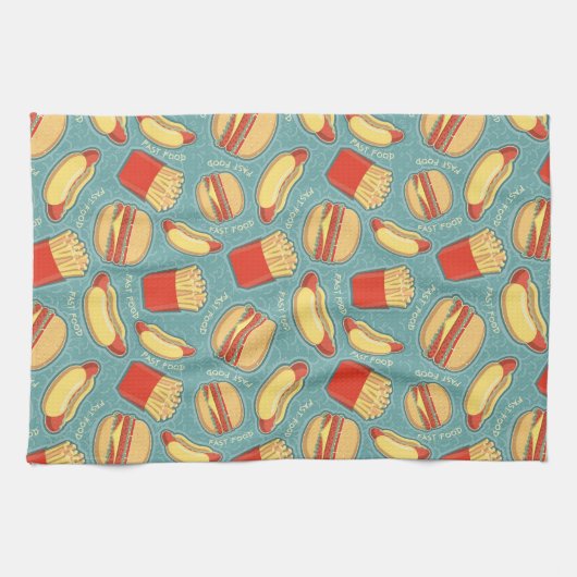 Snel voedselpatroon 3 theedoek (Horizontaal)