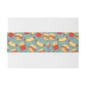 Snel voedselpatroon 3 uitnodigingen wikkel (Achterkant Voorbeeld)