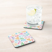 Snel voedselpatroon bier onderzetter (Rechterzijde)