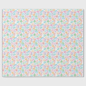 Snel voedselpatroon cadeaupapier (Vlak)