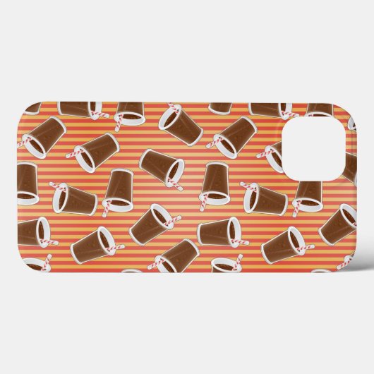 Snel voedselpatroon Case-Mate iPhone case (Achterkant (horizontaal))