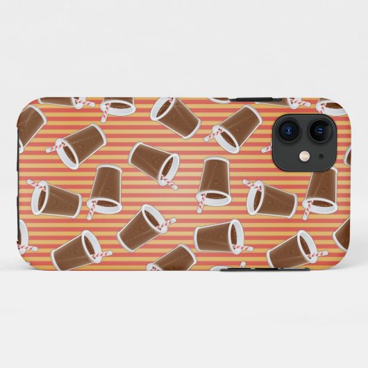 Snel voedselpatroon Case-Mate iPhone case (Achterkant (horizontaal))