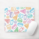 Snel voedselpatroon muismat (Met muis)